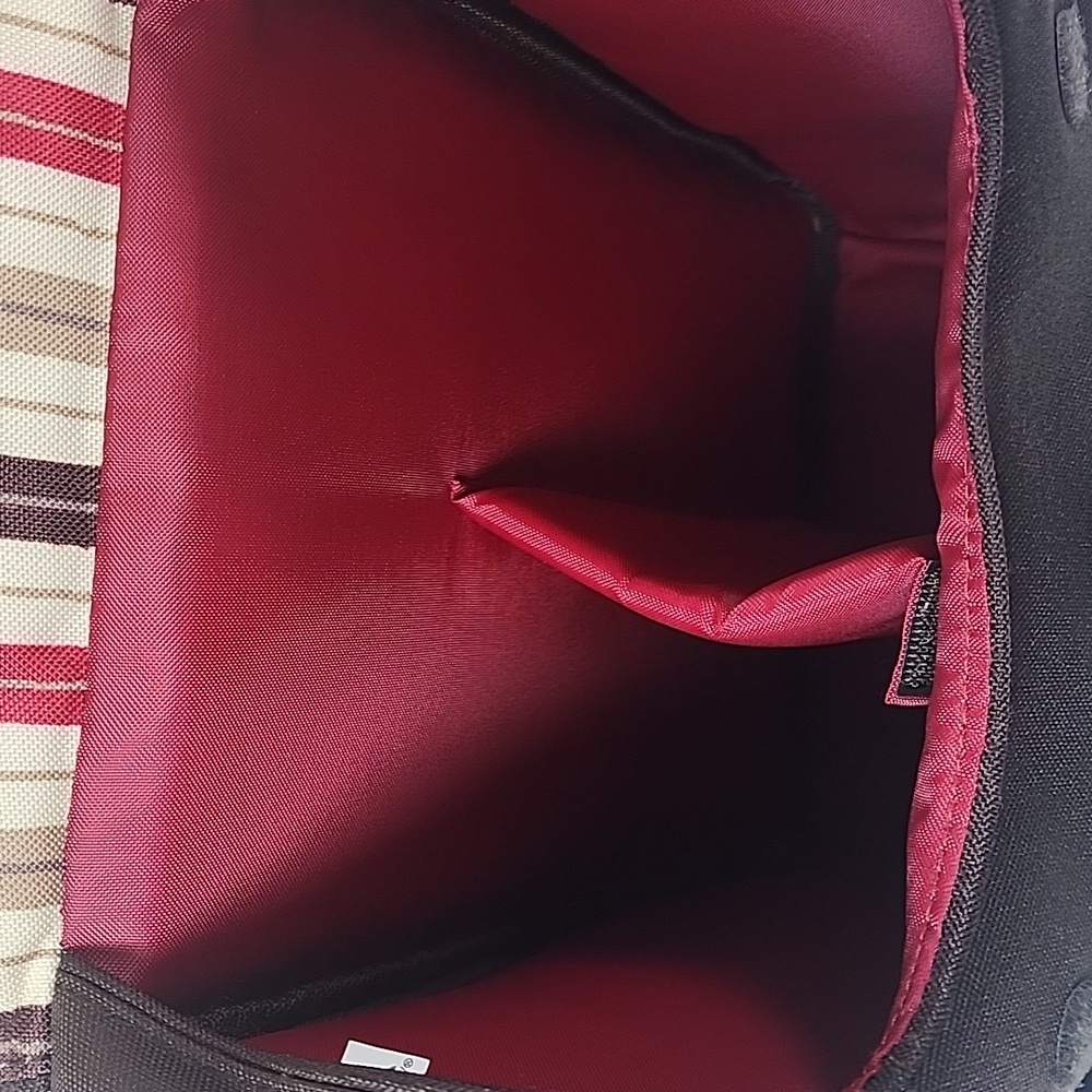 Picnic Time Brown Adjustable Straps Insulated Travel Wine Bag - Picture 5 of 11